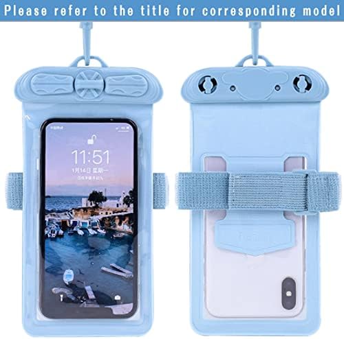 Калъф за телефон Vaxson, Съвместим с водоустойчив калъф Nokia G100 Dry Bag [Без защитно фолио за екрана] Син
